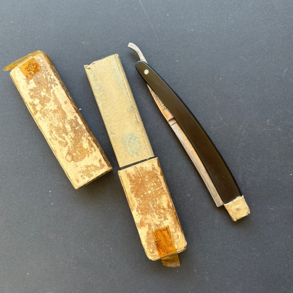 Vintage Hibbard Spencer Bartlett & Co 1145 Barbers A.1. Straight Razor Germany